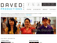 Tablet Screenshot of davedfilm.com